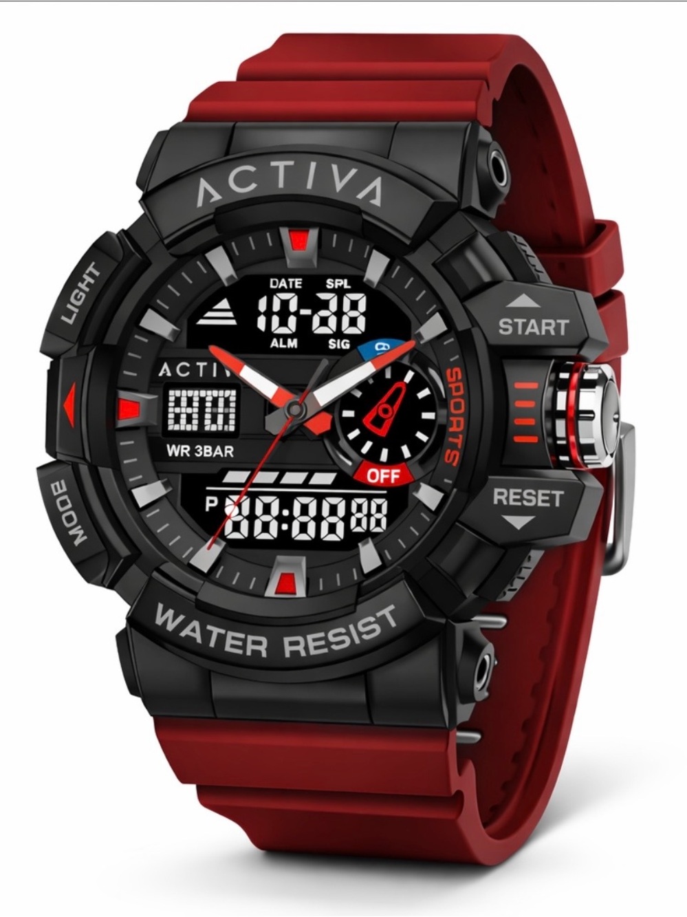 Activa Vord X
Invicta Analog & Digital Men's Watch - 49mm,
Red new